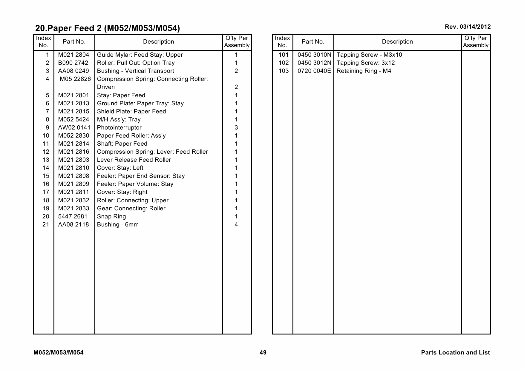 RICOH Aficio SP-5200S 5210SF 5210SR Parts Catalog-4